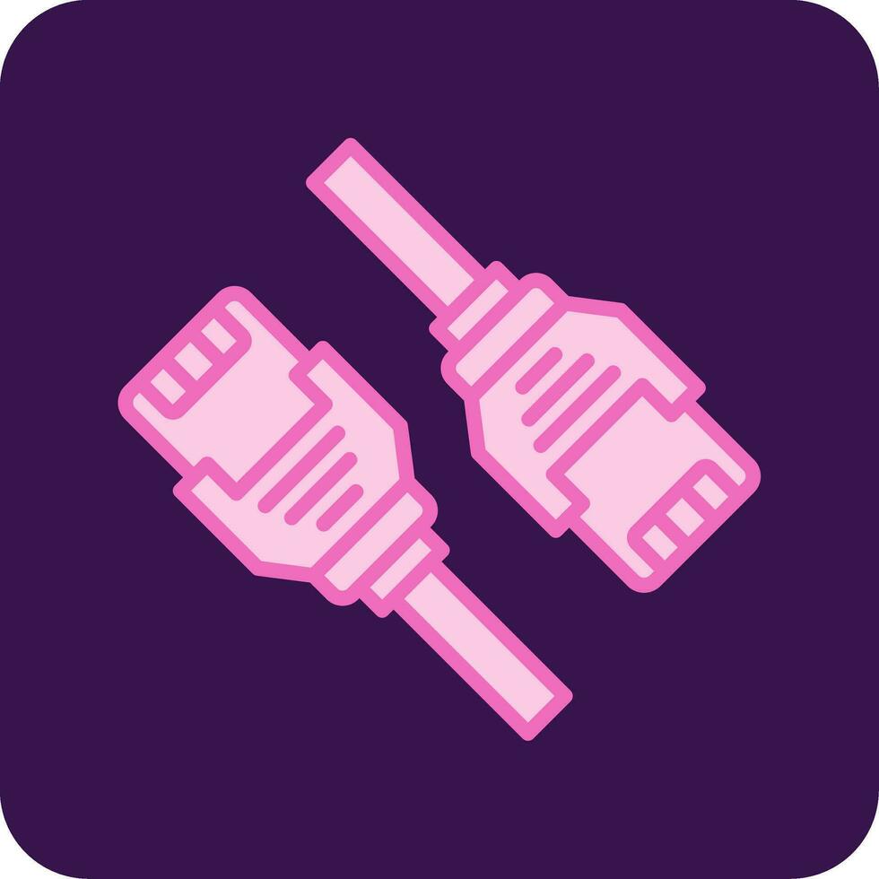 Network Cable Vector Icon