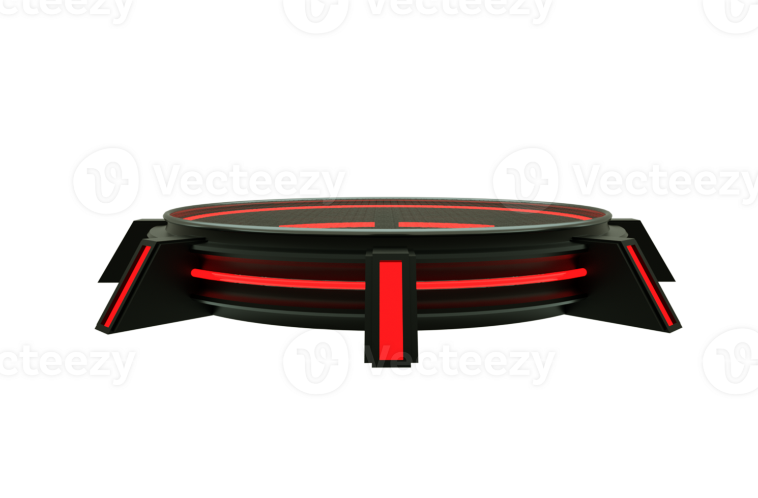 3d render icon stage social media png