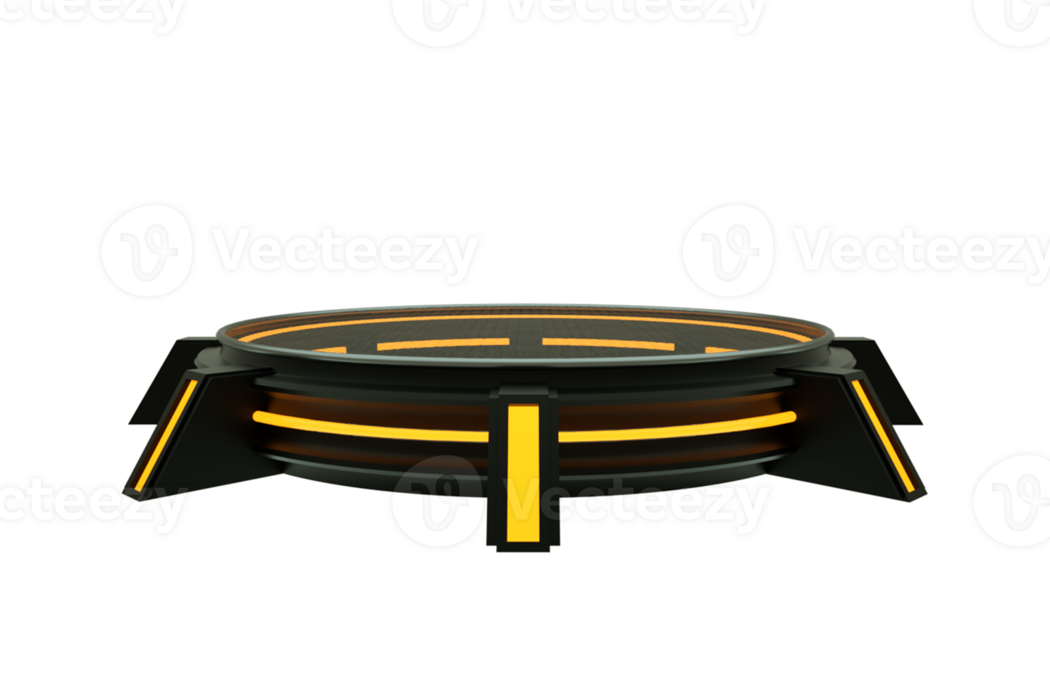 3d render icon stage social media png