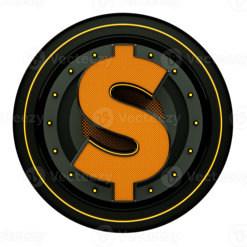 3d render icon social media png