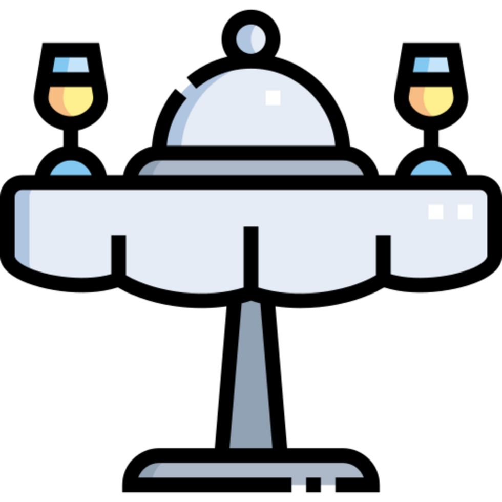 dinner table icon design png