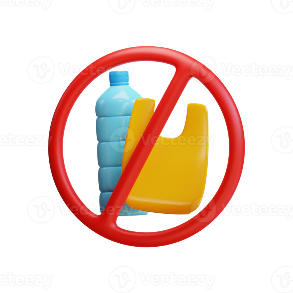 no plastic. 3d Green ecology icon, Clean Energy, Environmental Alternative renewable Energy. png