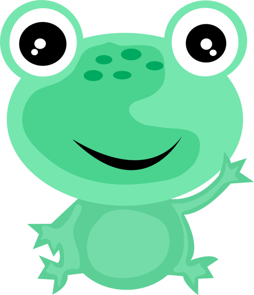 une mignonne grenouille png