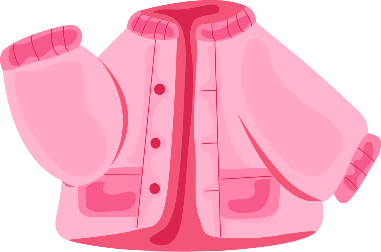 cute pink jacket png
