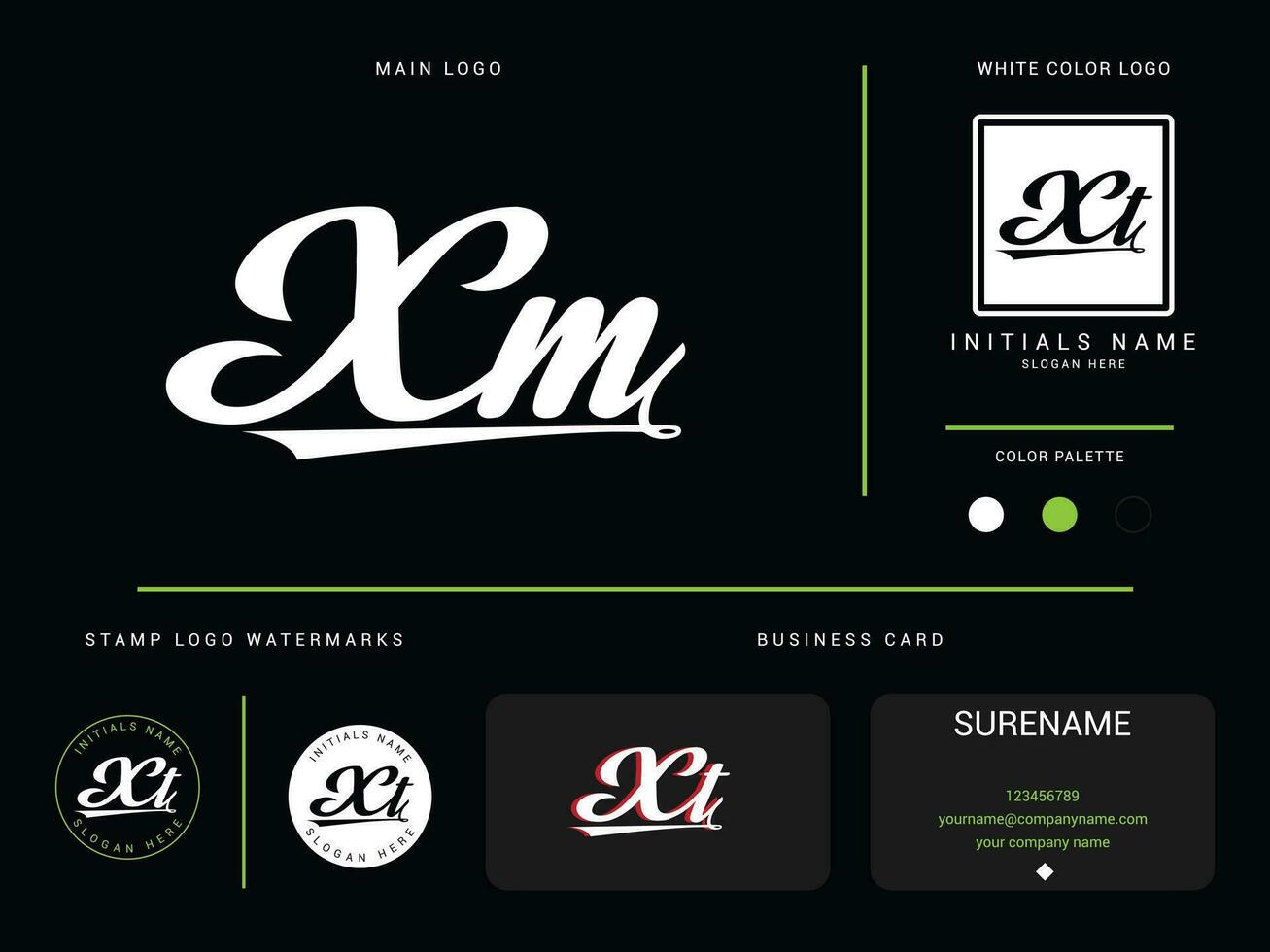 Minimalist Luxury Xm Logo Image, Apparel Xm mx Fashion Logo Icon Vector With Branding