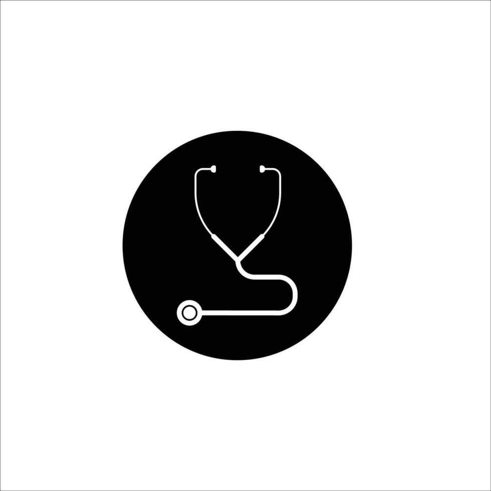 Stethoscope icon vector