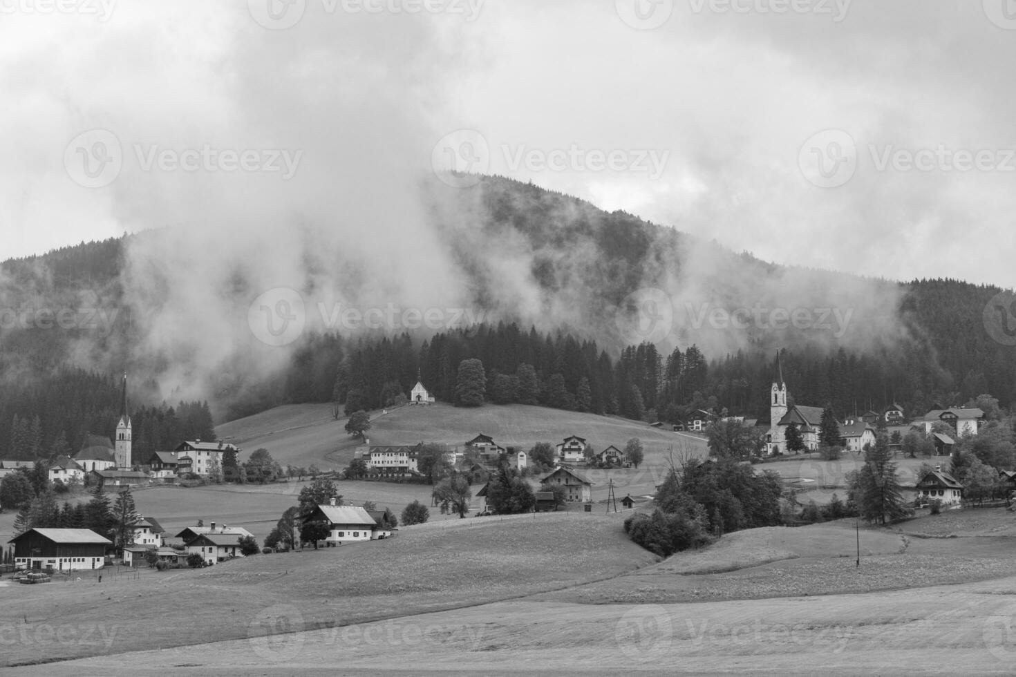 the austrian alps near gosau photo