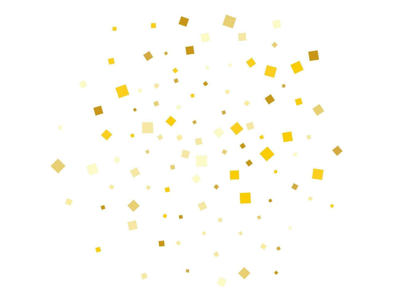 Festive Square Confetti. Vector illustration