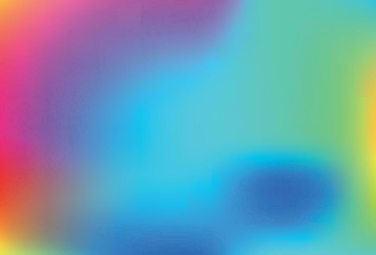 Smooth and blurry colorful gradient mesh background. Modern bright rainbow colors. Easy editable soft colored vector banner template