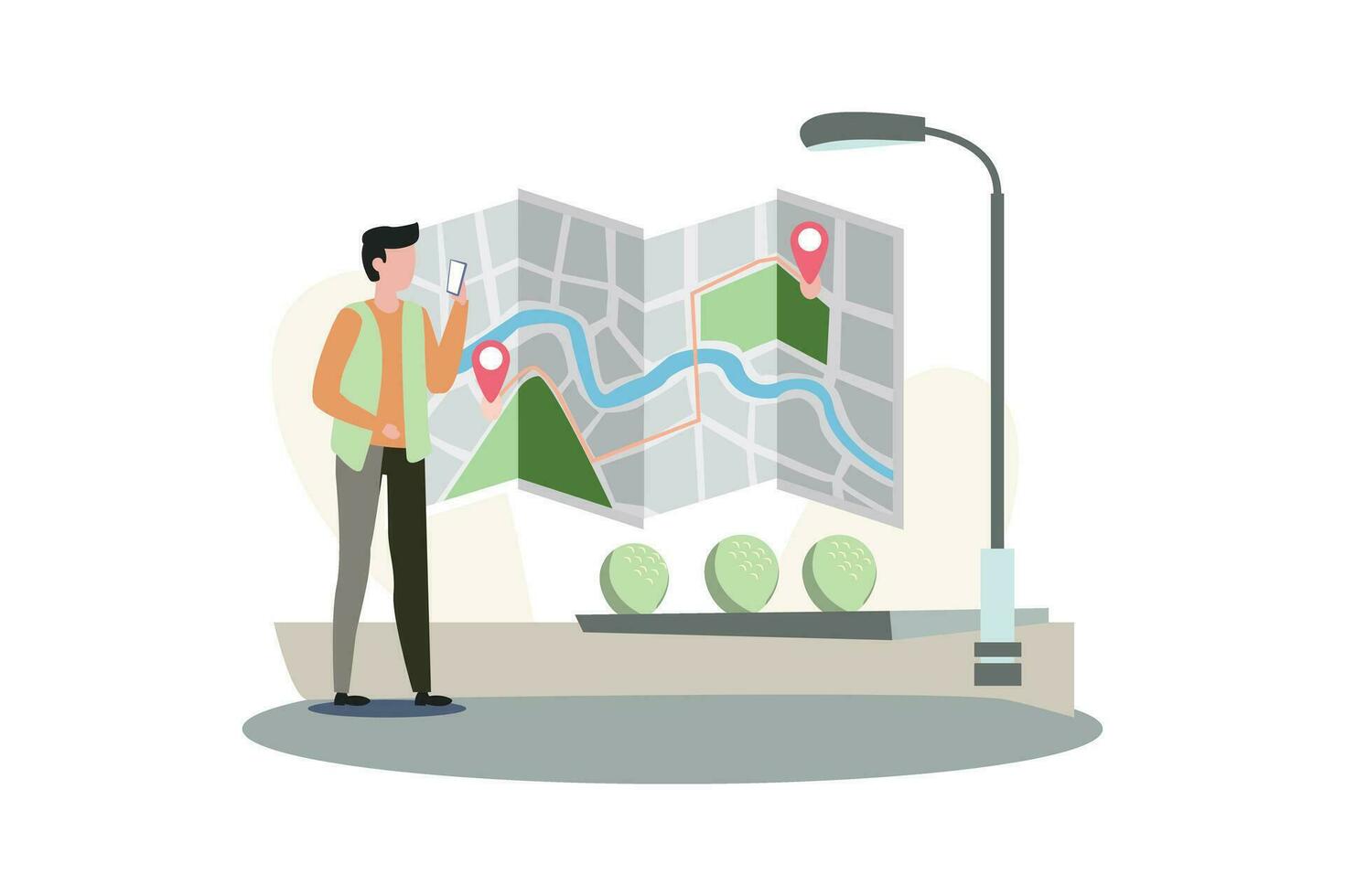Car Booking Onboarding App Screens vector