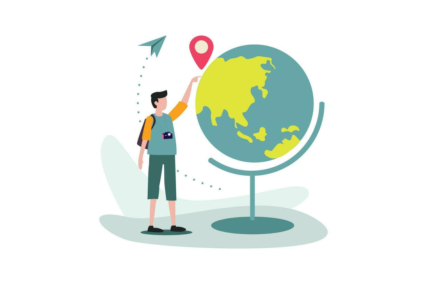 Travel Onboarding - App Screens vector