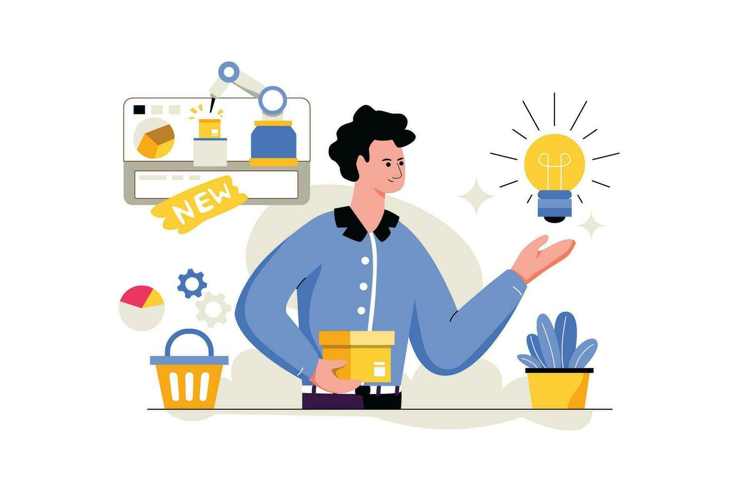 Product Ideas - Flat Vector