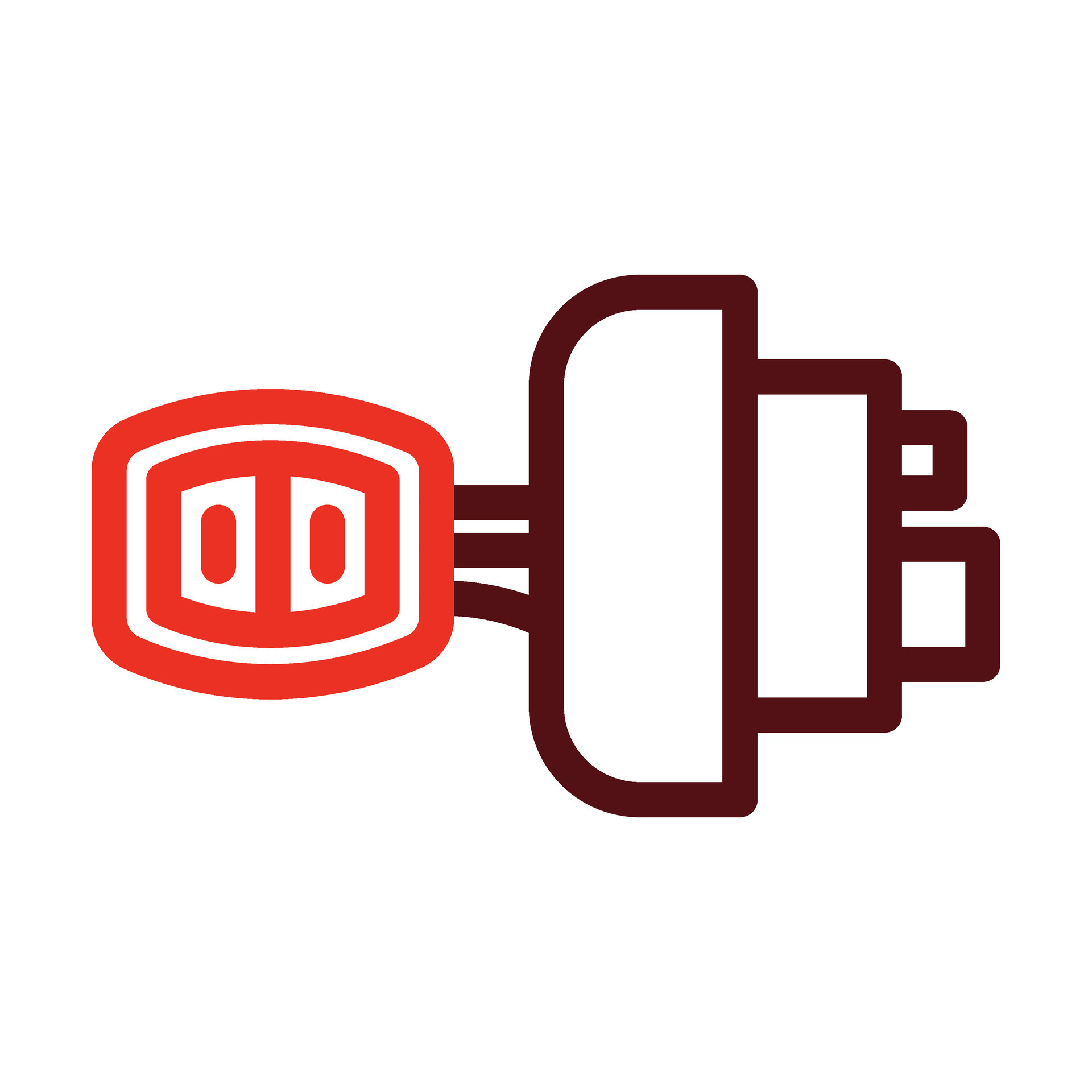 Ignition Vector Thick Line Two Color Icons For Personal And Commercial