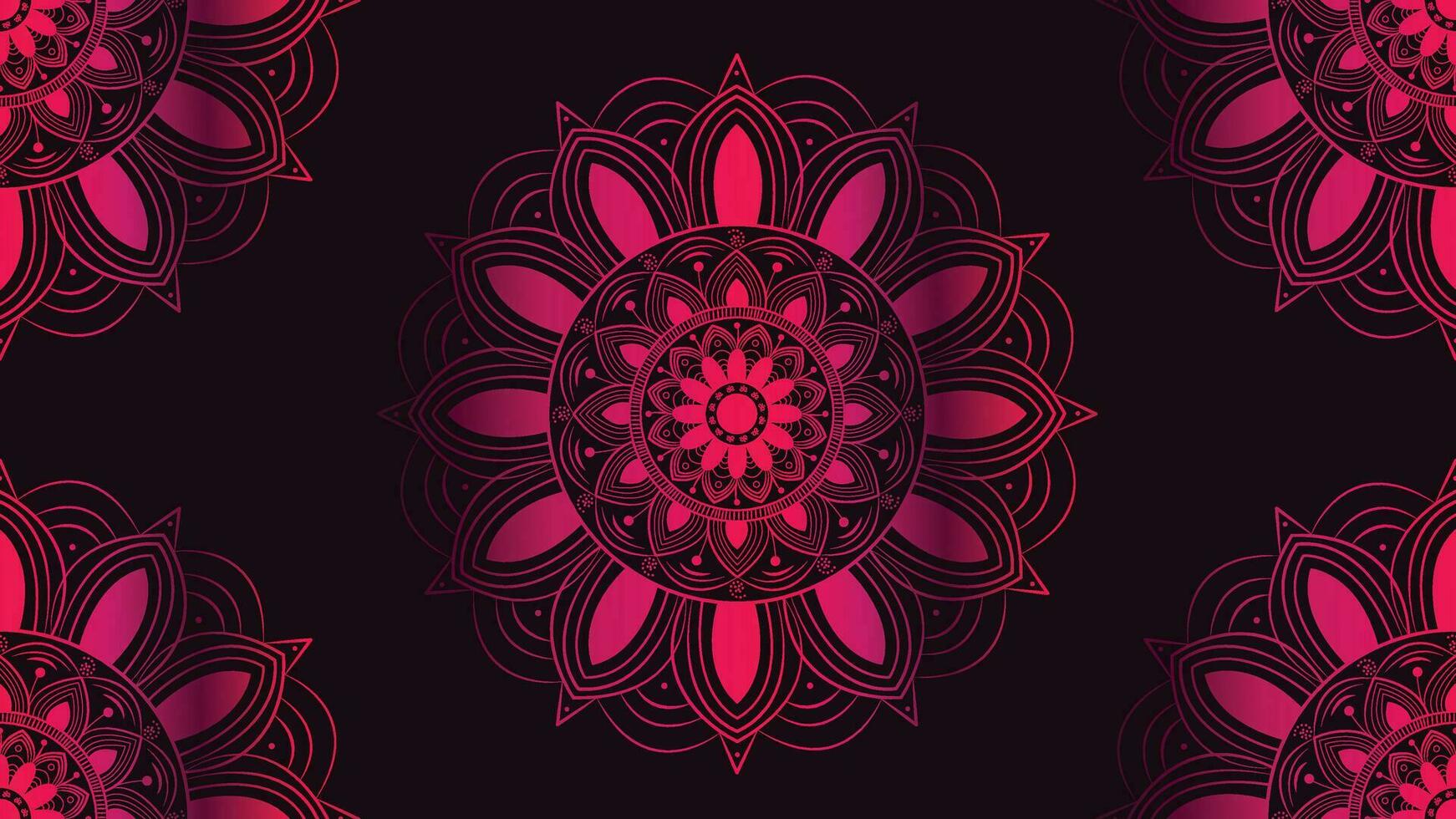 resumen minimalista diseño rosado color sombra degradado mandala lata ser usado como un logo o bandera. vector