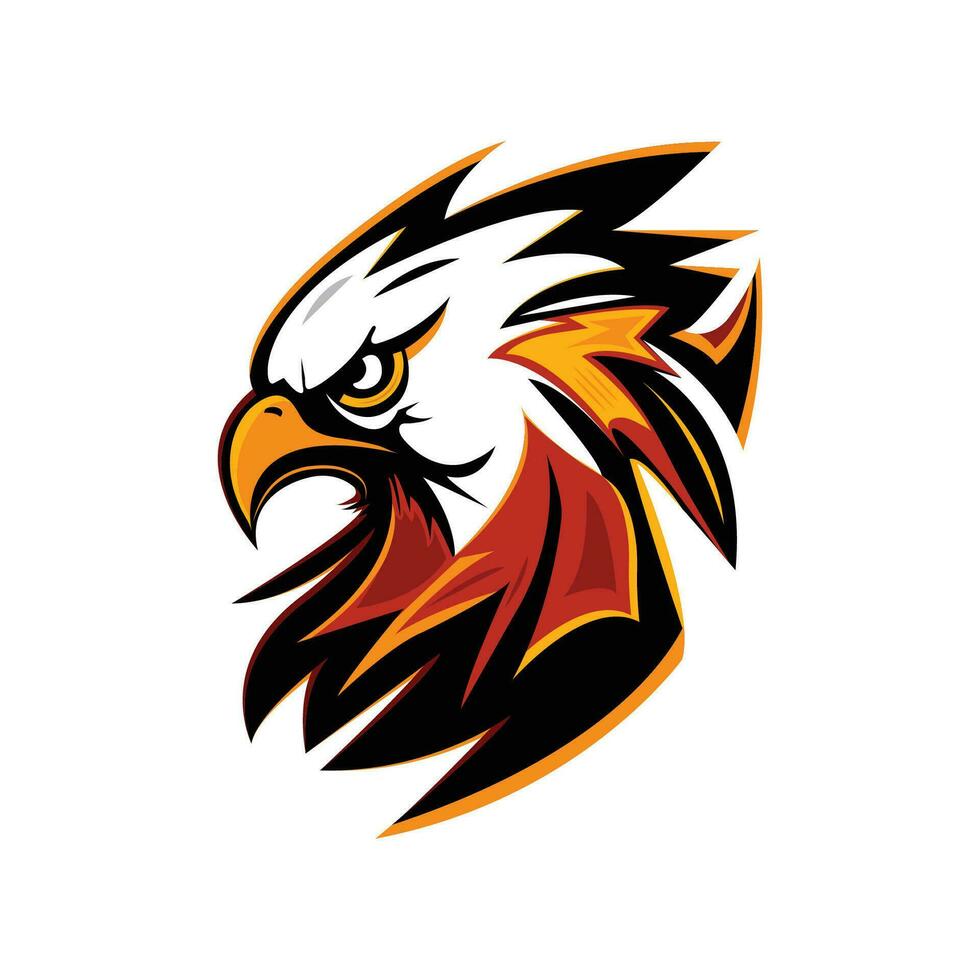 Eagle logo- icon vector-illustration design template-elegant -Eagle bird logo vector
