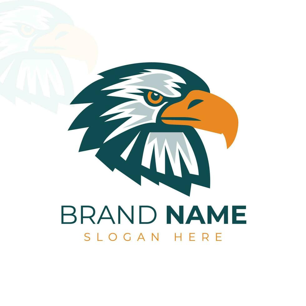 Eagle logo- icon vector-illustration design template-elegant -Eagle bird logo vector