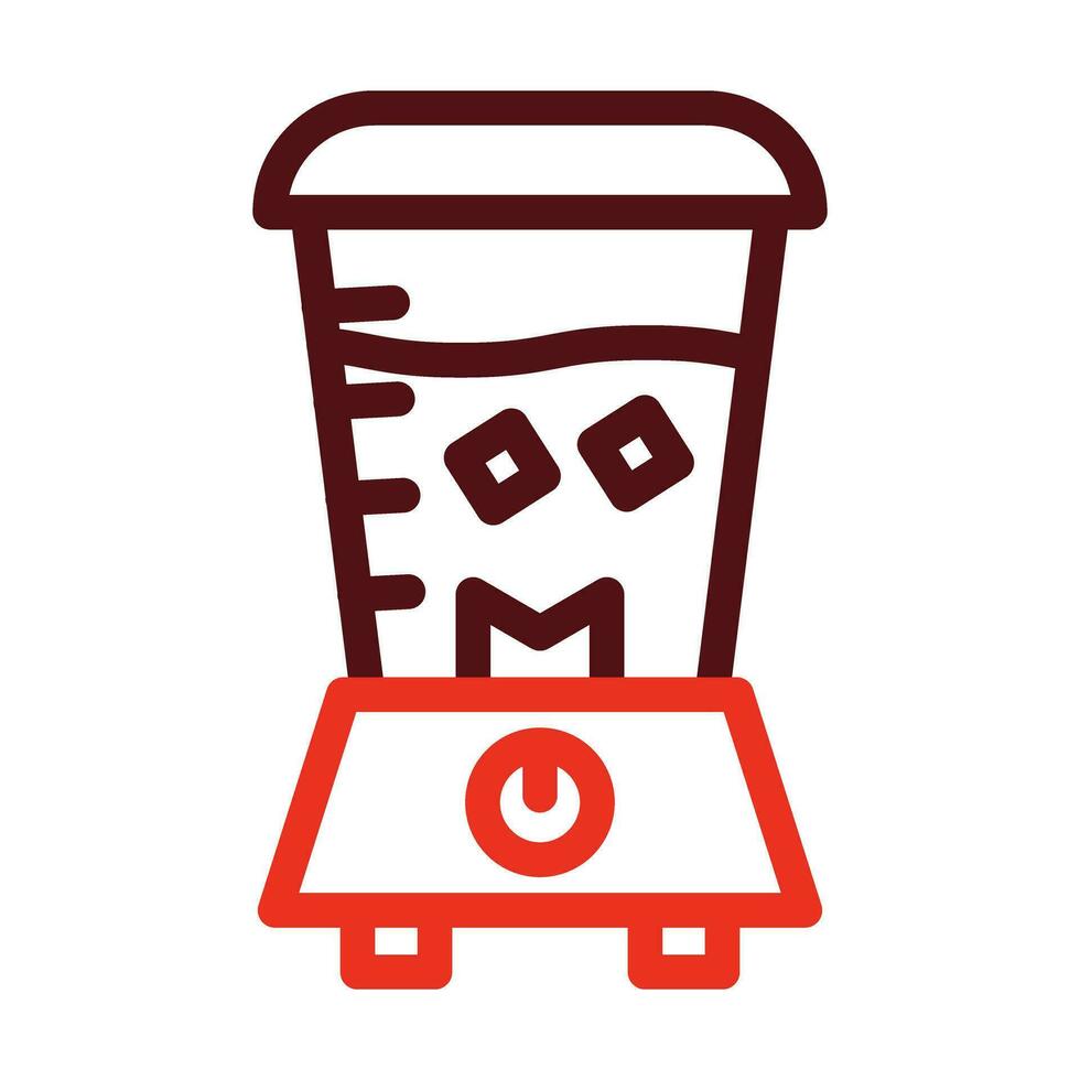 Blender Vector Thick Line Two Color Icons For Personal And Commercial Use.