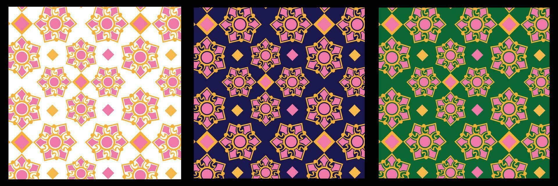 Mandala seamless pattern design for fabric, tile, carpet, wrapping paper, background. vector