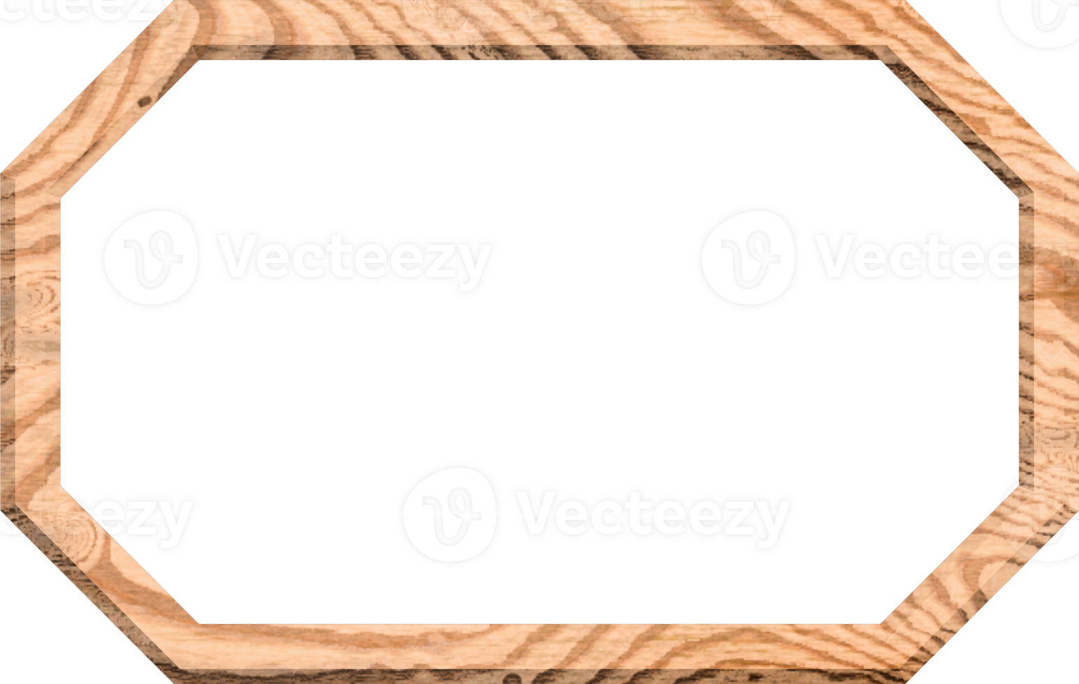 geometric wooden text frame png