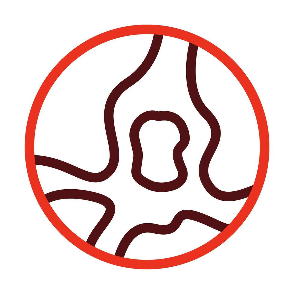 Earth Vector Thick Line Two Color Icons For Personal And Commercial Use.