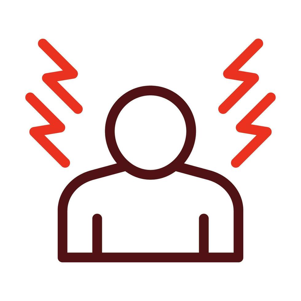 Chronic Vector Thick Line Two Color Icons For Personal And Commercial Use.