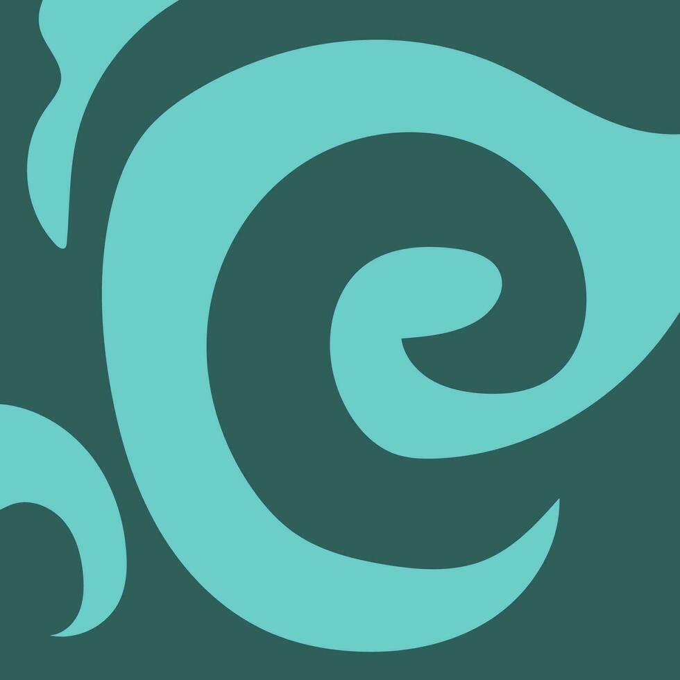 Abstract geometric background with Blue Sea colour palette vector