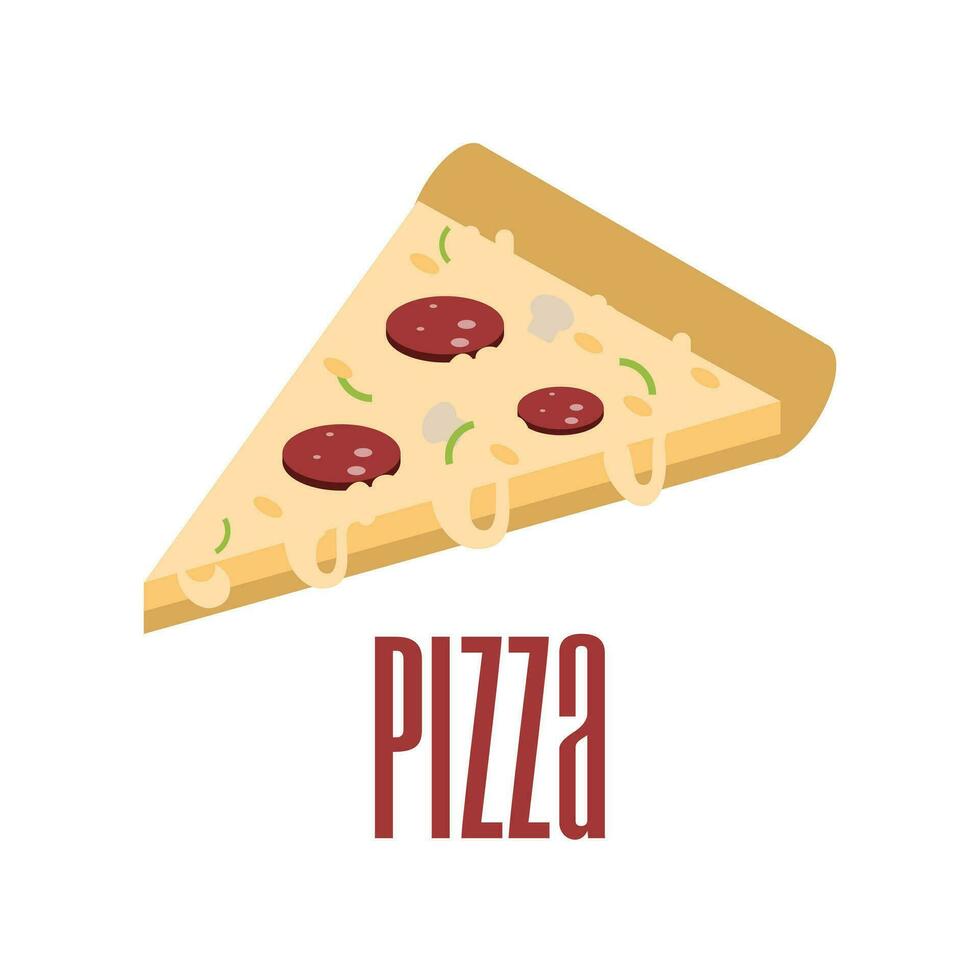 Pizza vector sticker