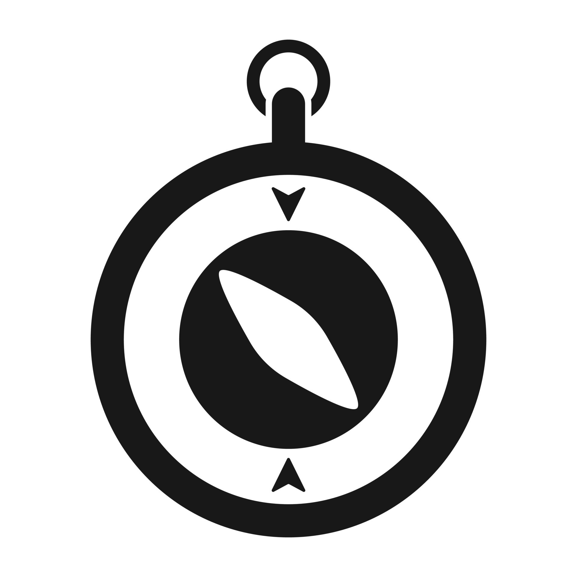 Arrow Compass Icon, Geographical Icon, Direction Design Elements