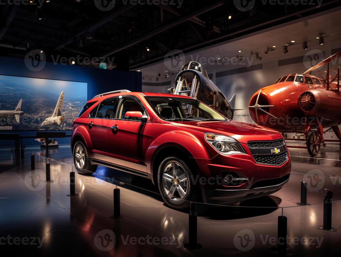 Chevrolet Equinox exhibition. Generative AI photo