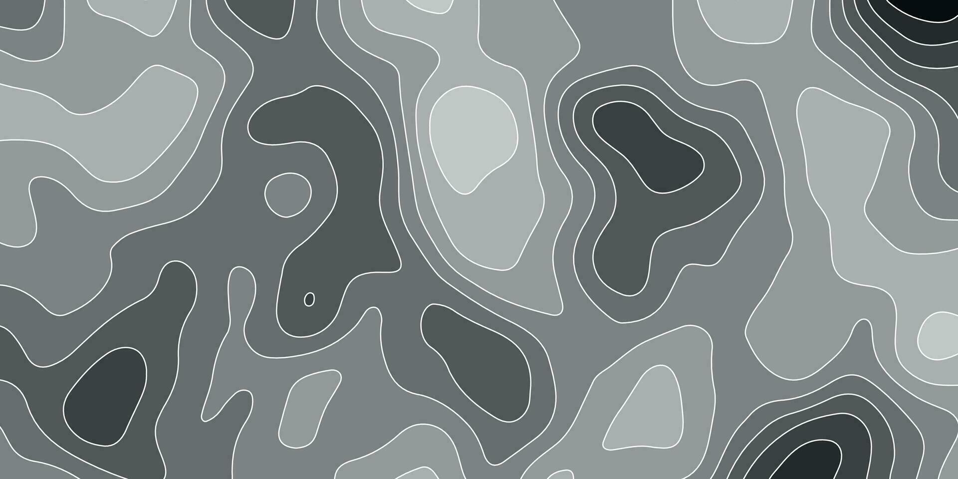 Modern Paper Cut Art Cartoon Abstract Waves Background. Abstract Pattern with Lines. Topographic Contours Map Background. vector