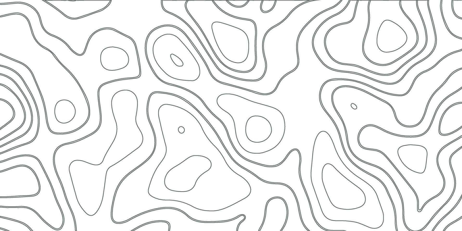 Abstract Topographic Contours Map Background. Background of Topographic Line vector