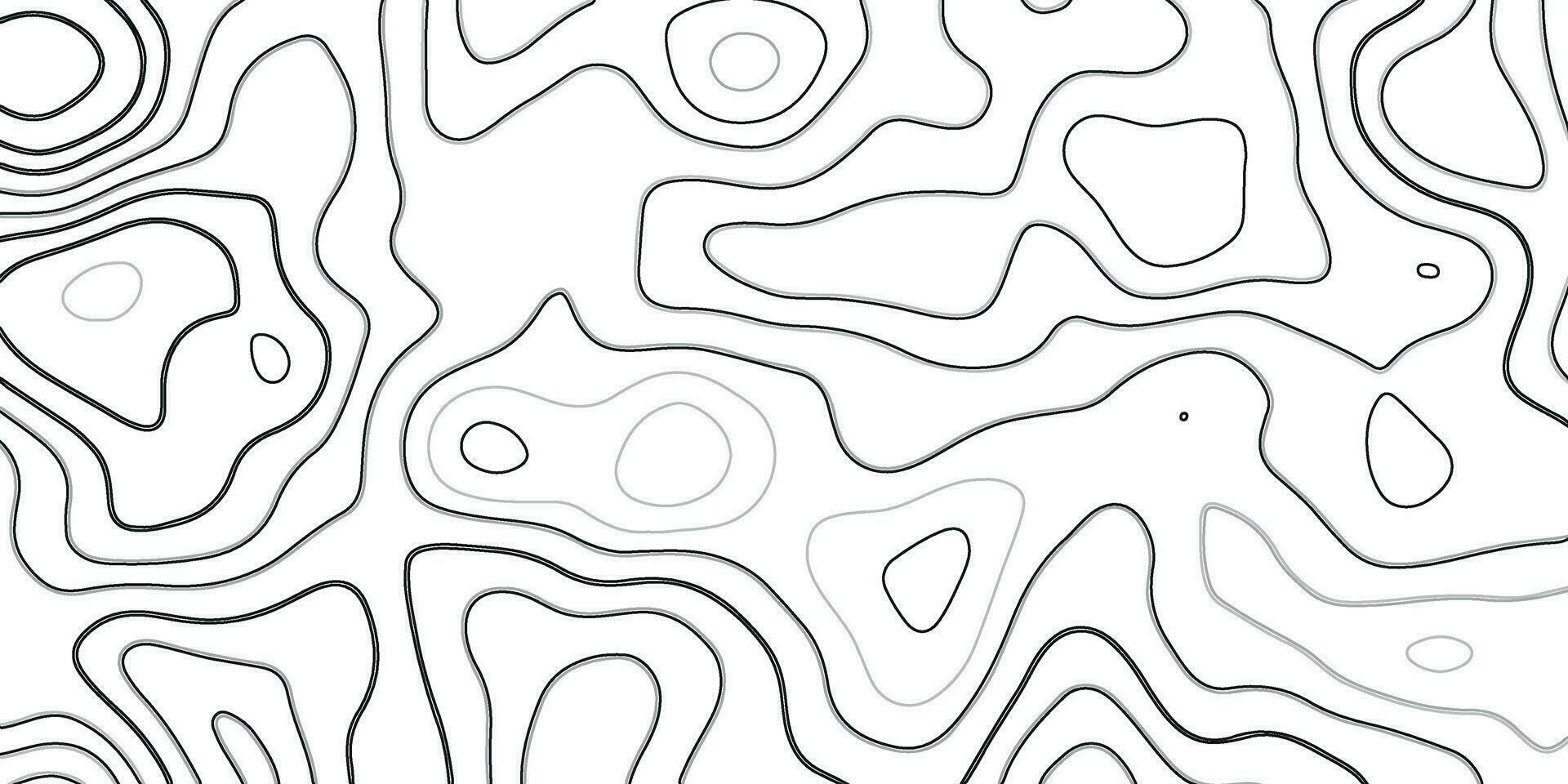 Topographic Background. Abstract wavy and curved lines background. Abstract pattern with Lines. Background of the Topographic Map. Abstract geometric topographic contour map background vector