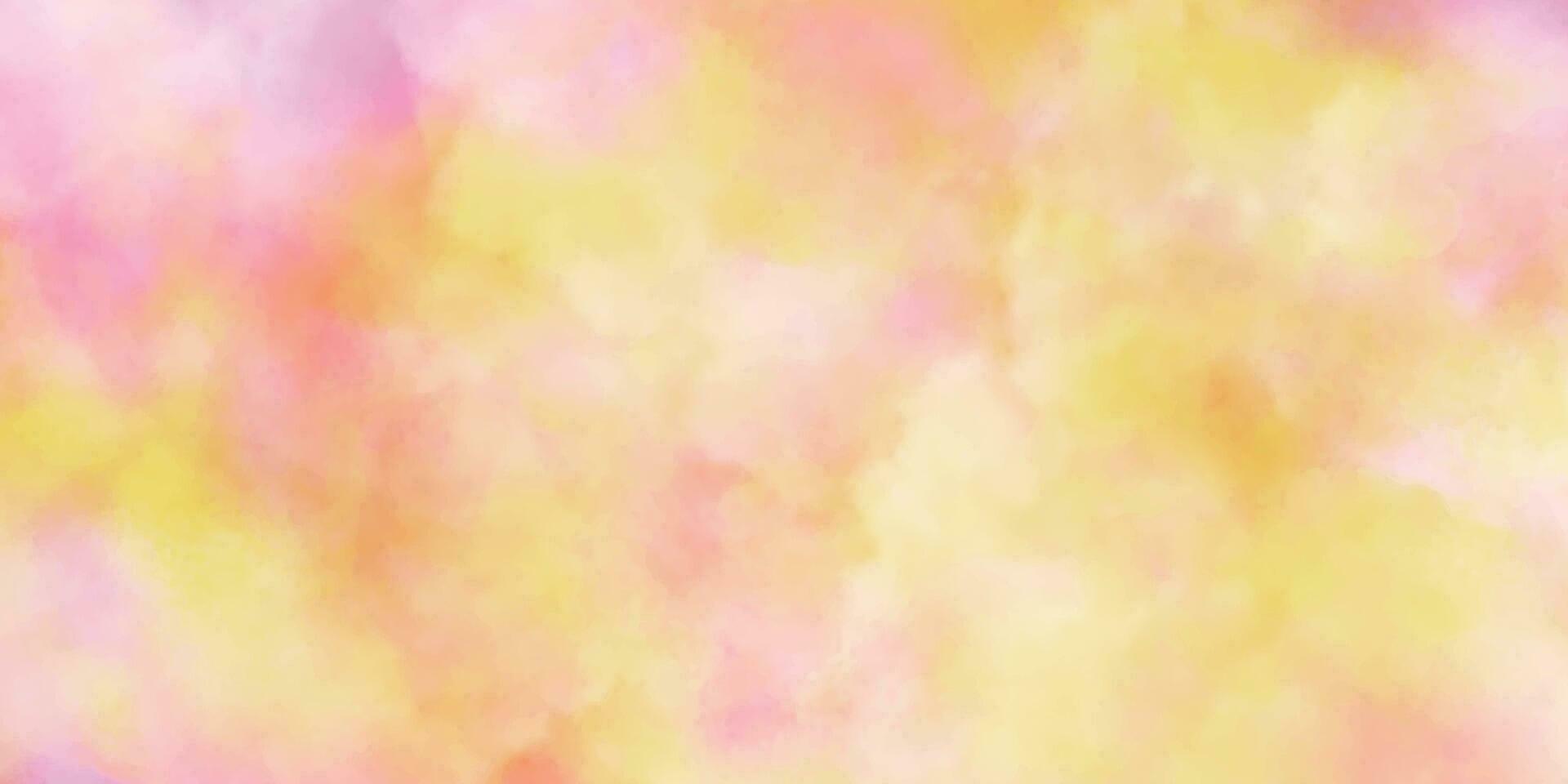 Abstract Colorful Background. Pink Watercolor Background. Pink, Yellow Texture vector