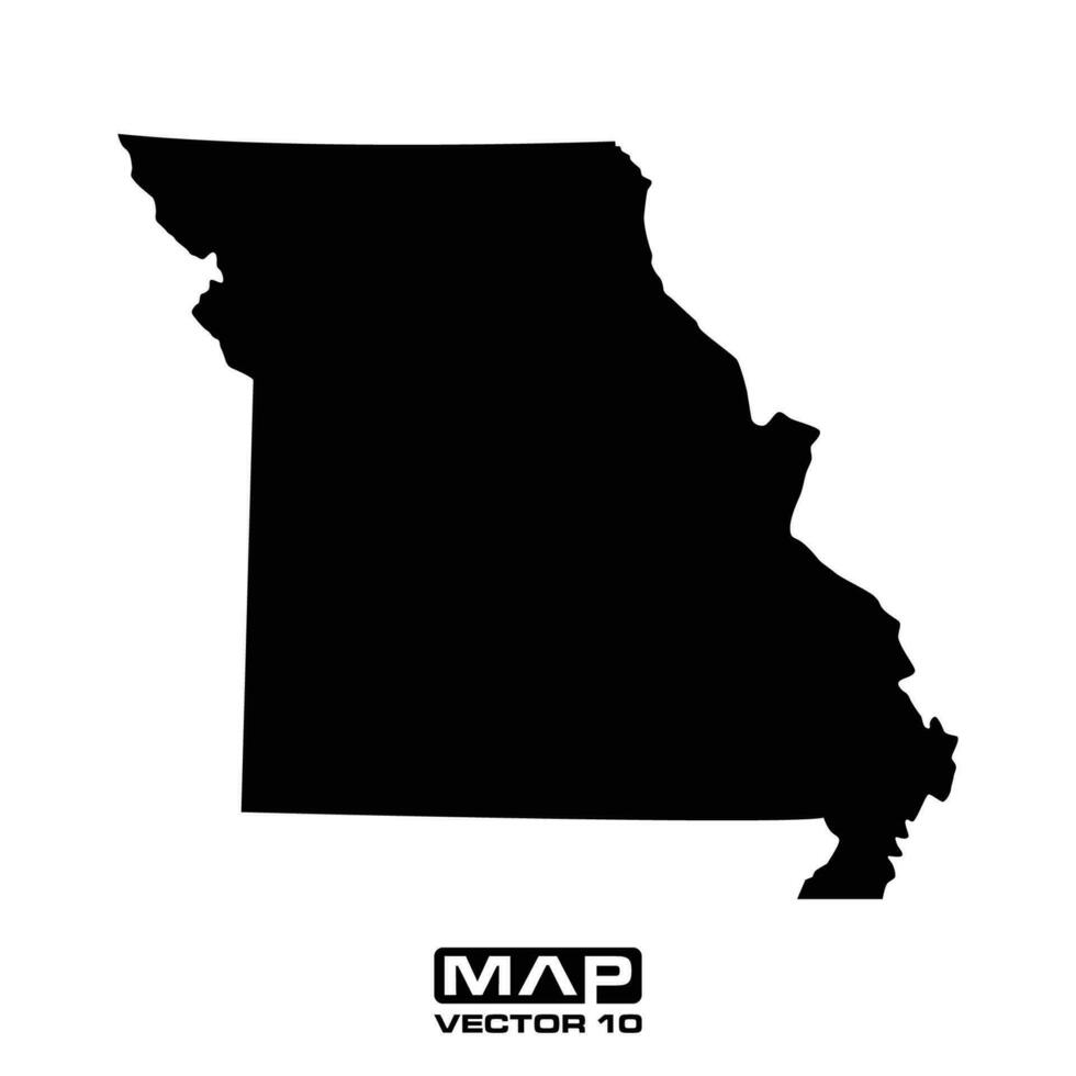 missouri map vector elements, missouri map vector illustration, missouri map vector template