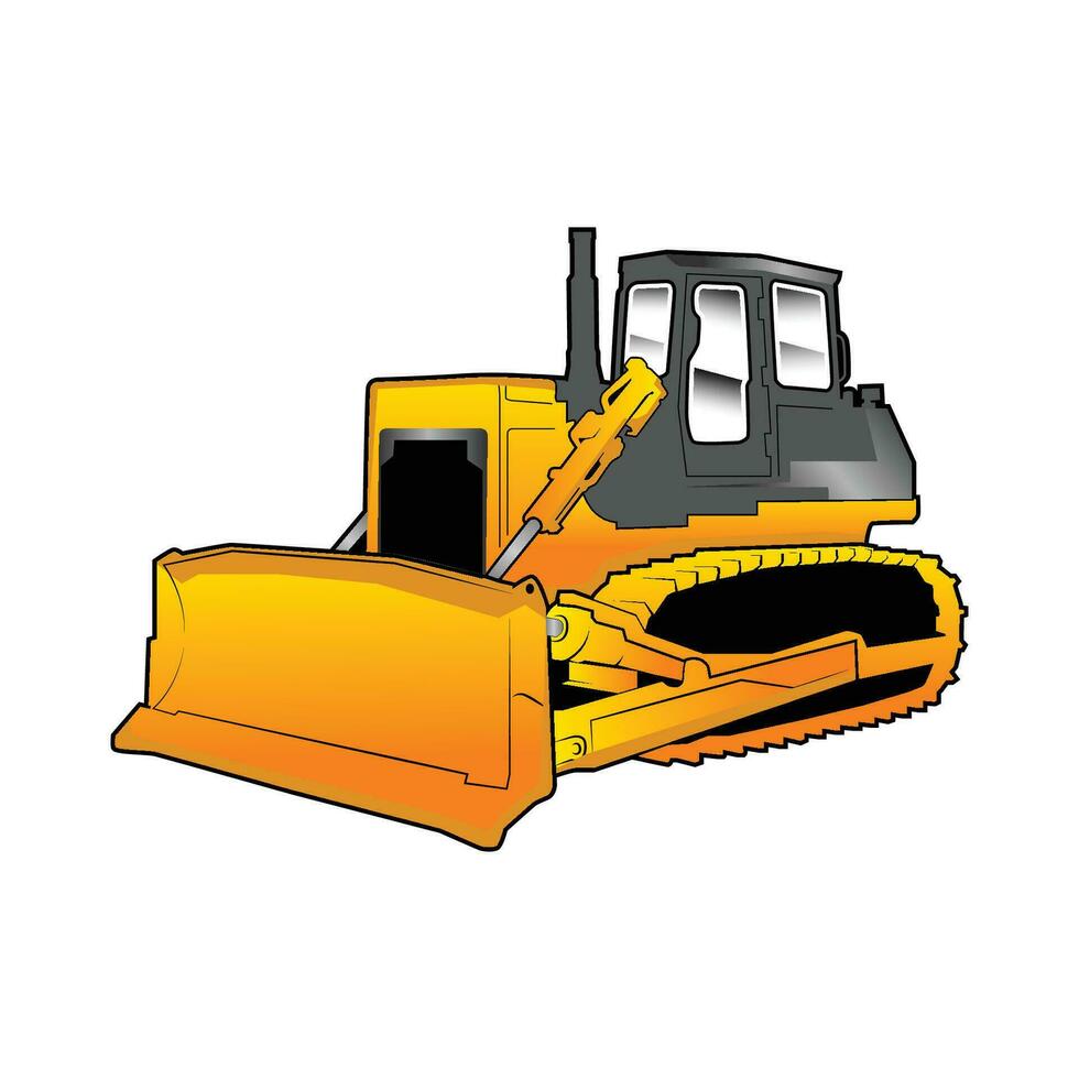 excavator vector template, excavator vector elements, excavator illustration