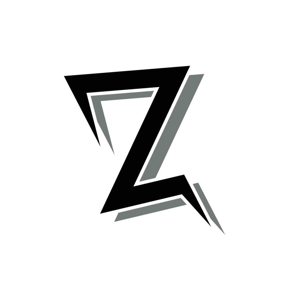 letra z agudo logo plantilla, letra z agudo vector elementos, letra z agudo logo icono