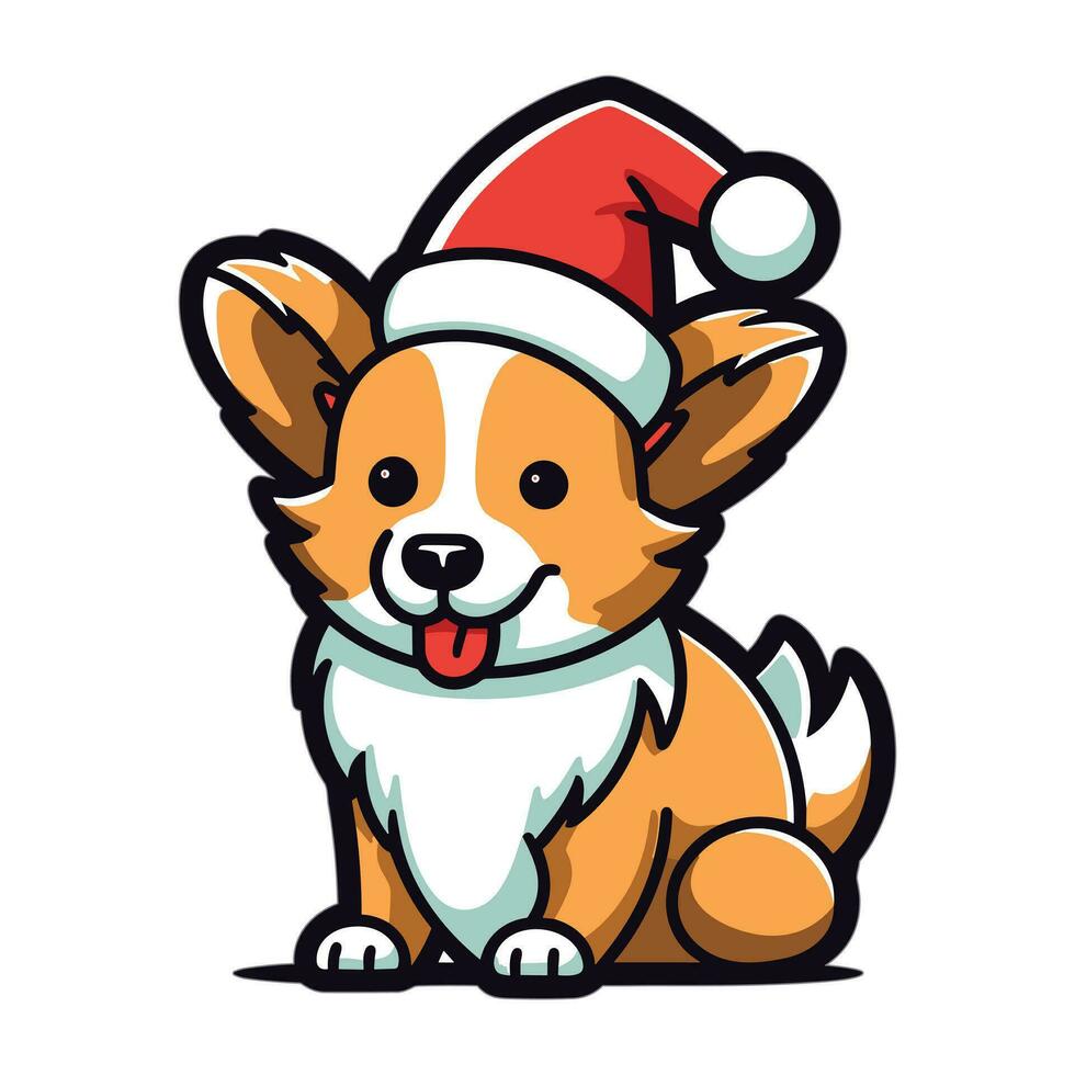 Cute dog spending time indoors vector