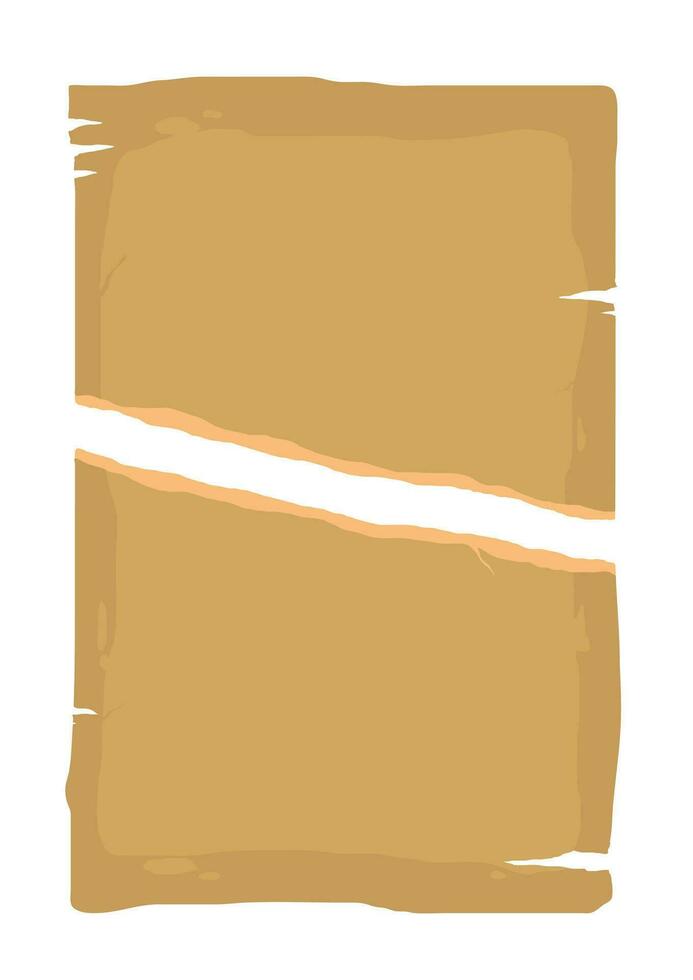 torn old paper vector