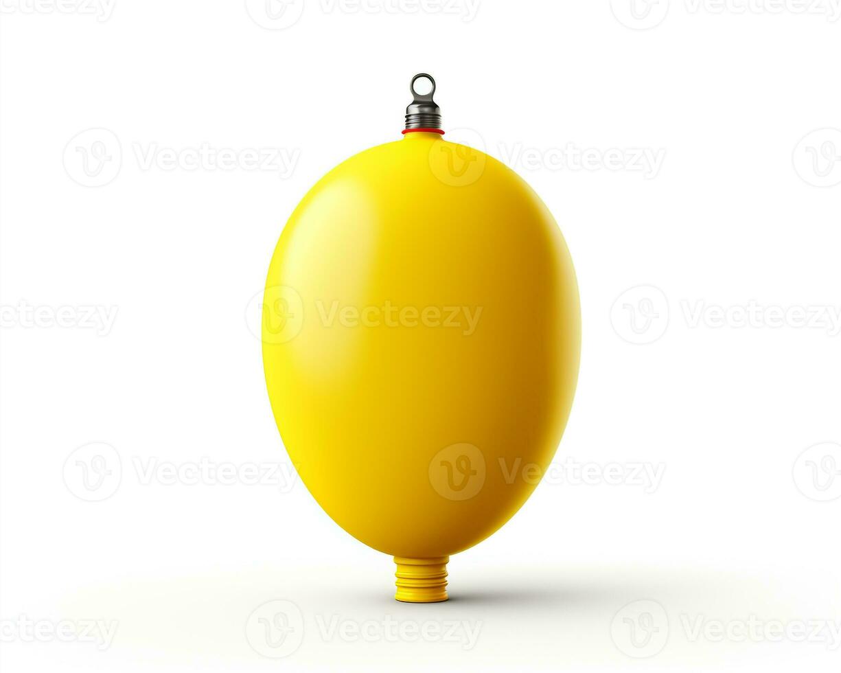 Gas Balloon on white background. Generative AI photo