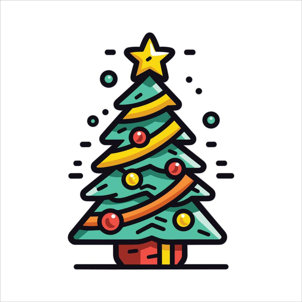 ilustración vectorial de navidad vector