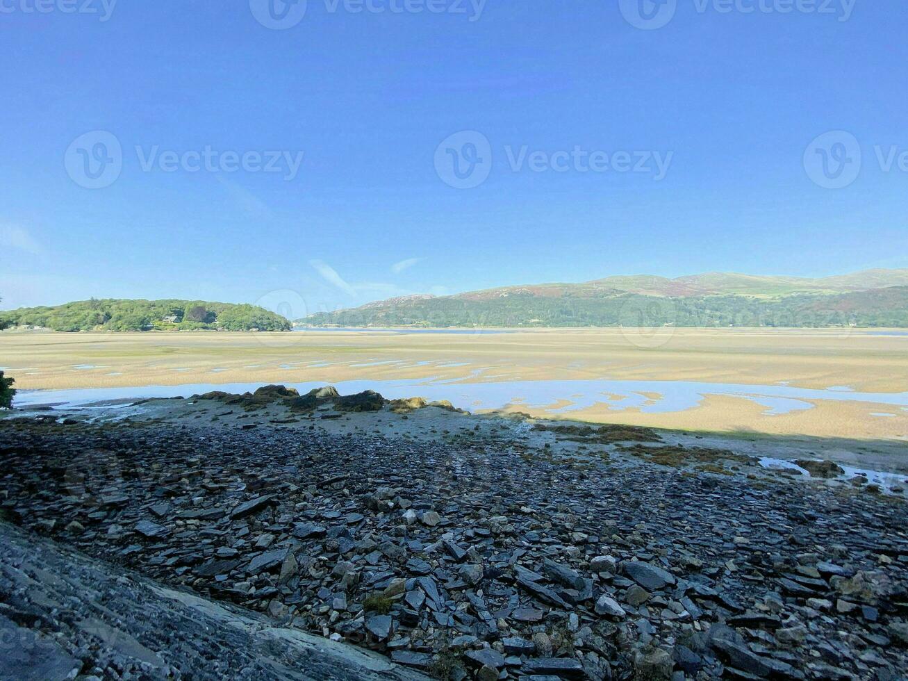 A view of the North Wales Countryside on the Mawddach Trail photo