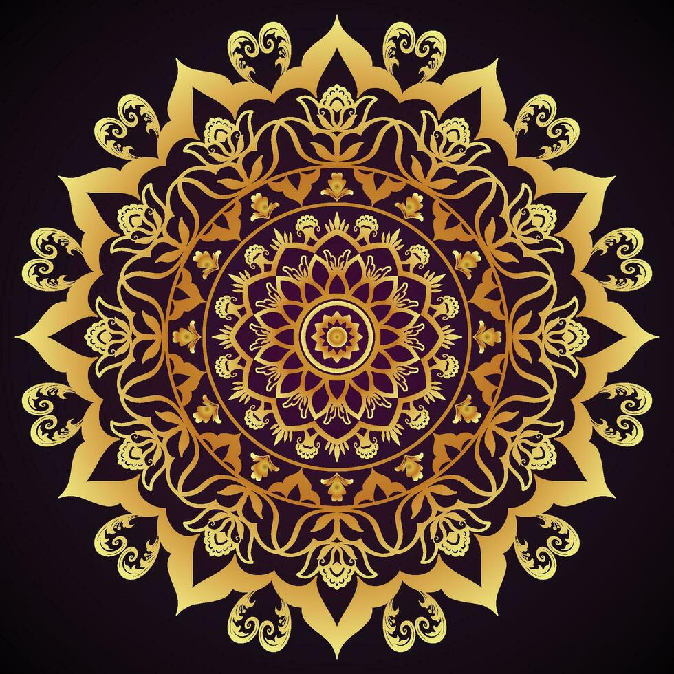 Luxurious Mandala design vector
