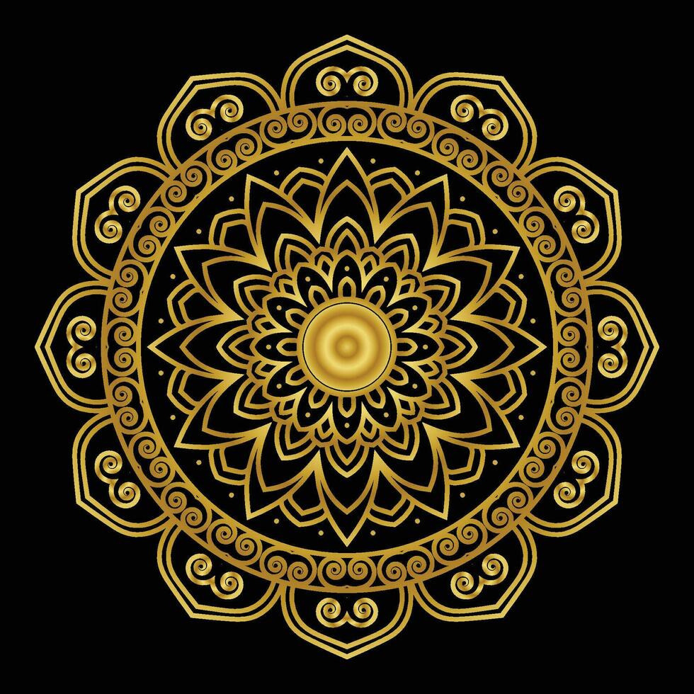 Luxurious Mandala design vector