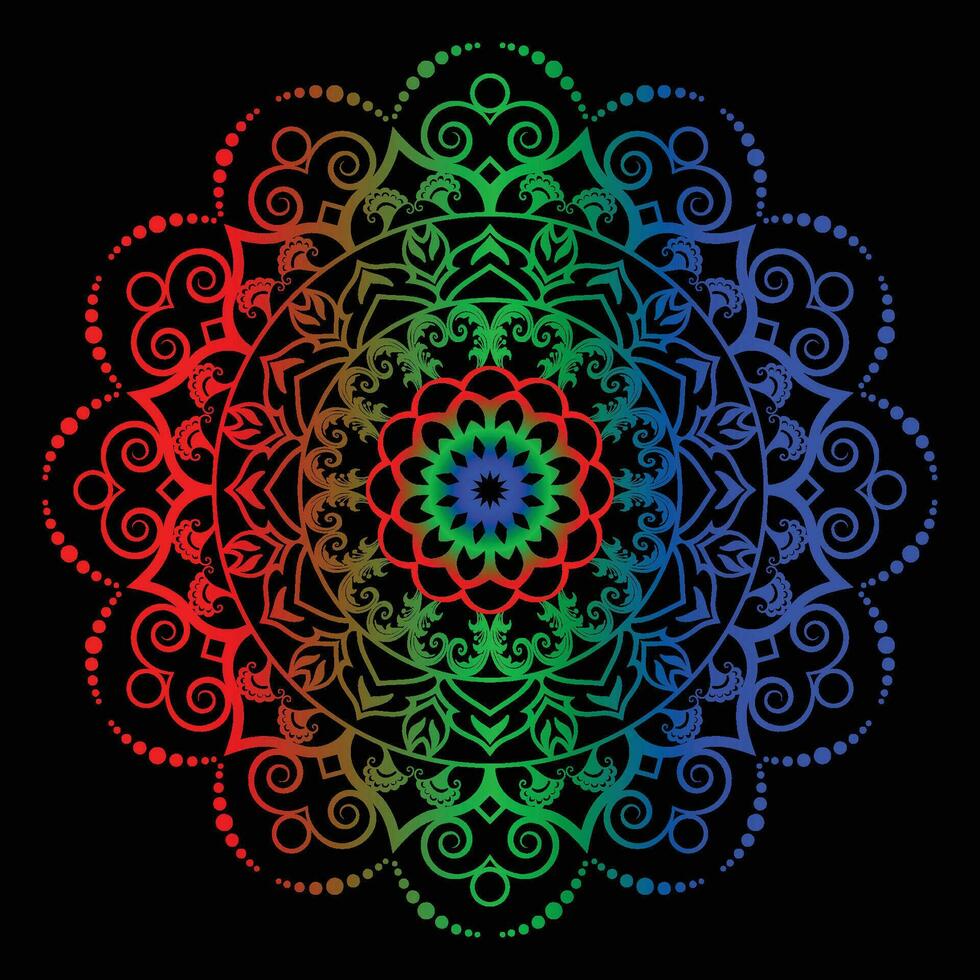 Luxurious Mandala design vector