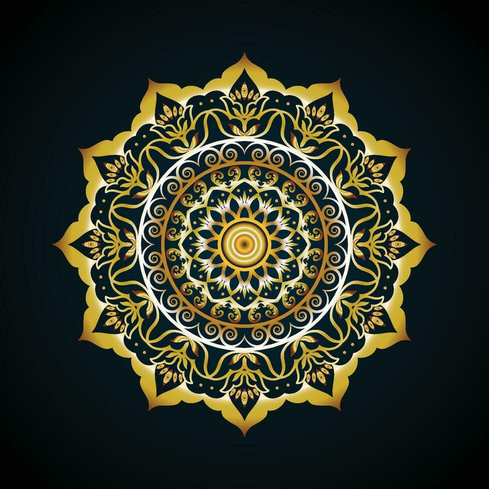 Luxurious Mandala design vector