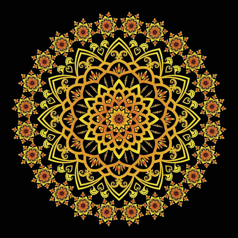 Luxurious Mandala design vector