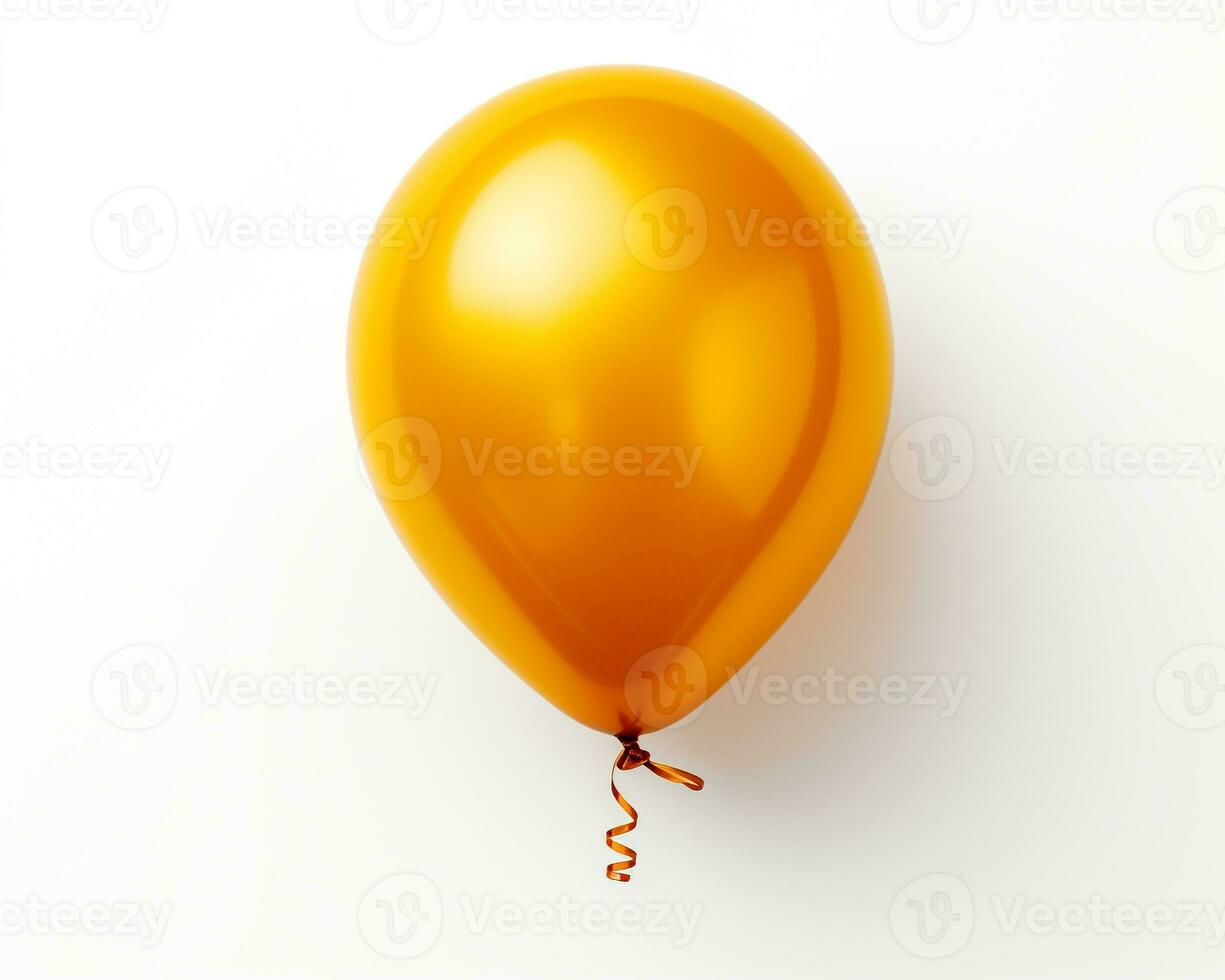 Balloon on white background. Generative AI photo