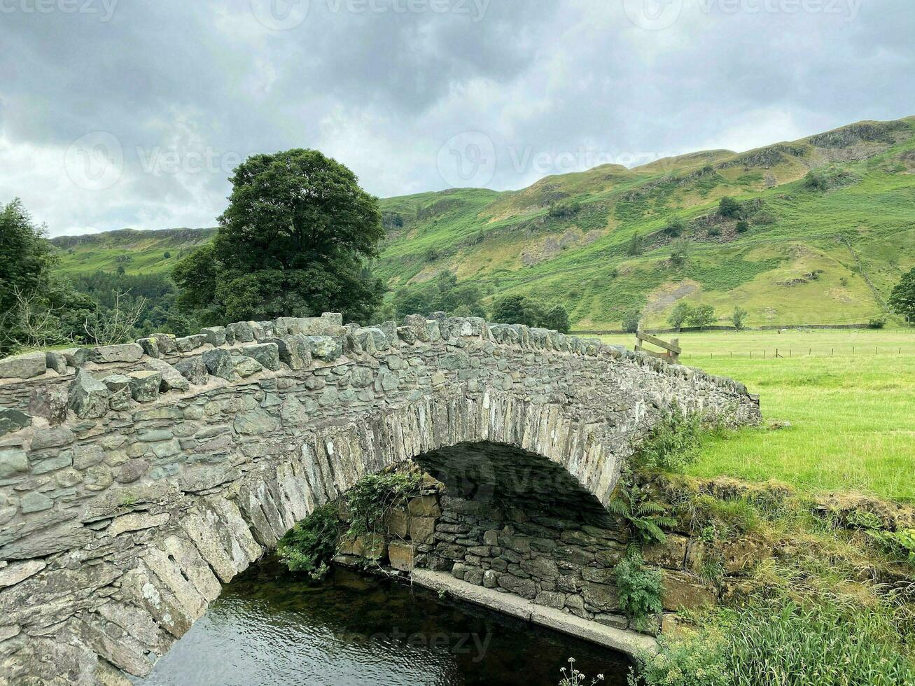 A view of the Lake District near Grasmere photo