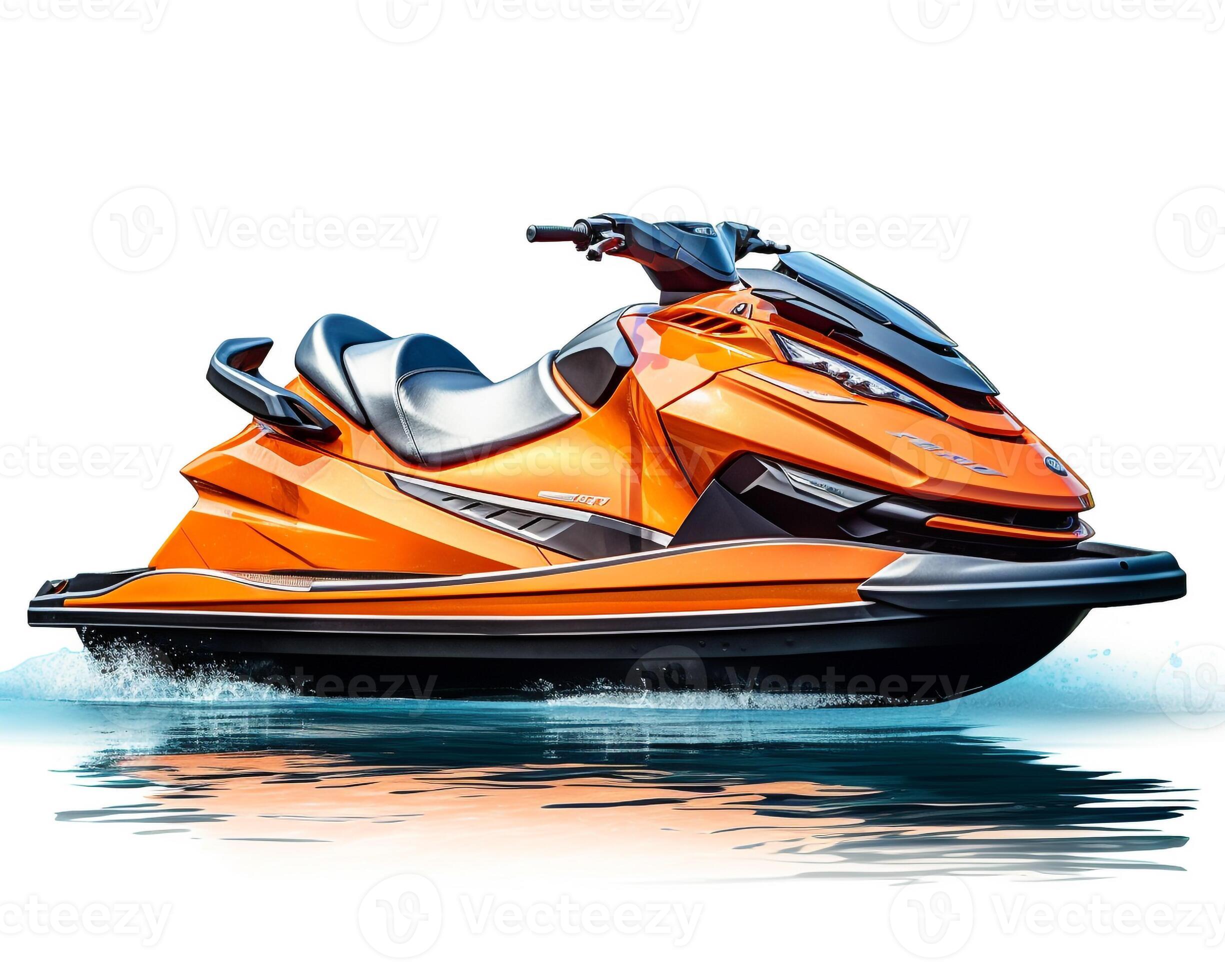 Jet Ski on white background. Generative AI 32873366 Stock Photo at Vecteezy