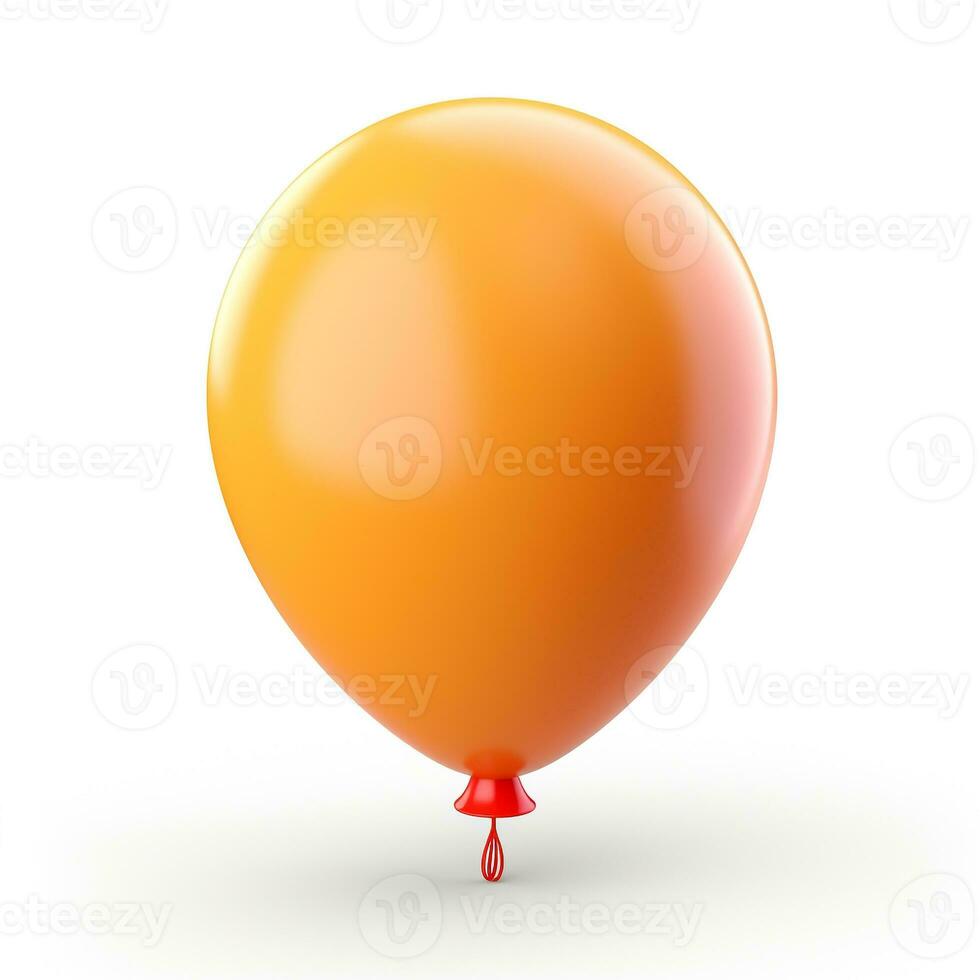 Roziere Balloon Hybrid Gas and Hot Air on white background. Generative AI photo